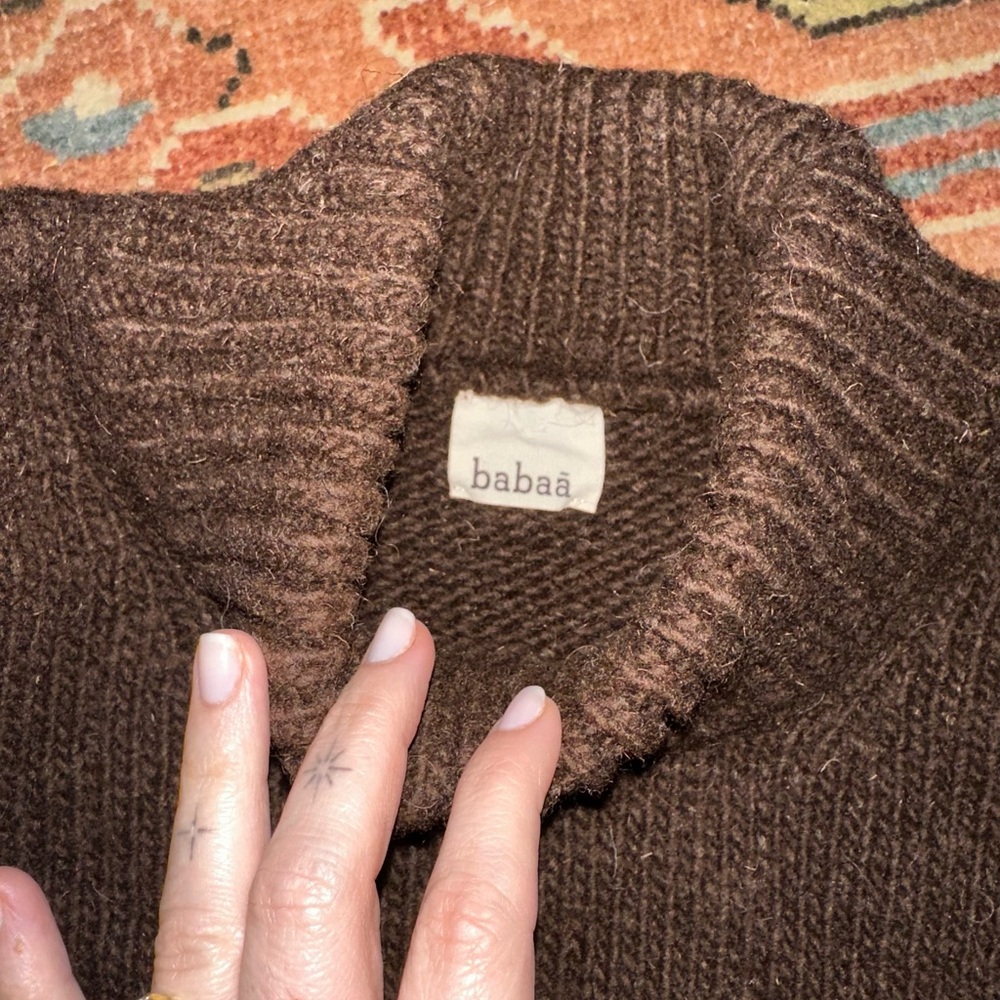 Babaa Jumper no15 Earth Eco Wool - Picture 4 of 6